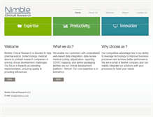 Tablet Screenshot of nimble-cr.com